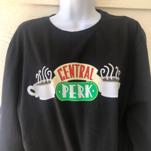 Friends The Television Series Size Large Central Perk Long Sleeve Tee Black - Picture 4 of 12